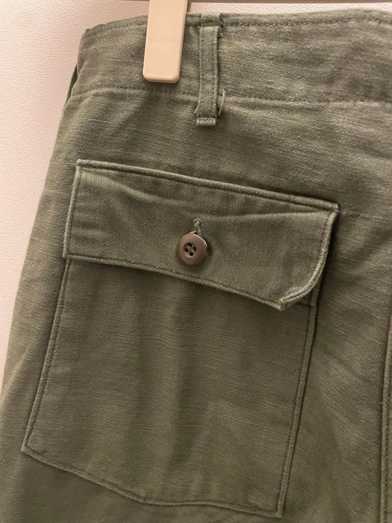 70's 米軍実物 OG-107 フェード感雰囲気最高！ベイカーパンツ W34