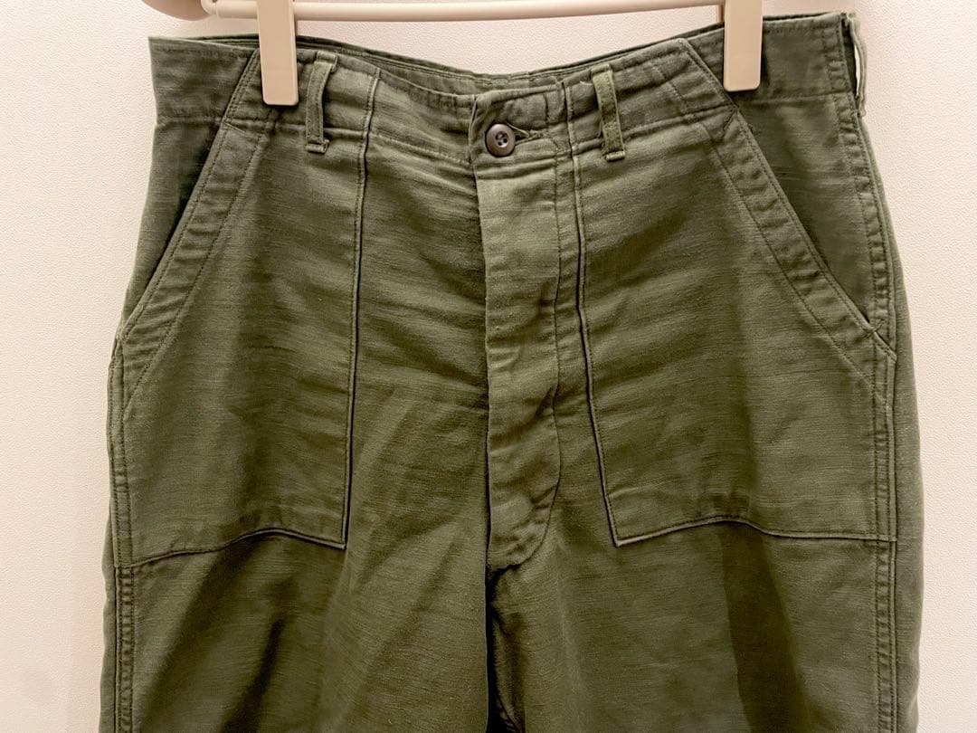 70's 米軍実物 OG-107 フェード感雰囲気最高！ベイカーパンツ W34