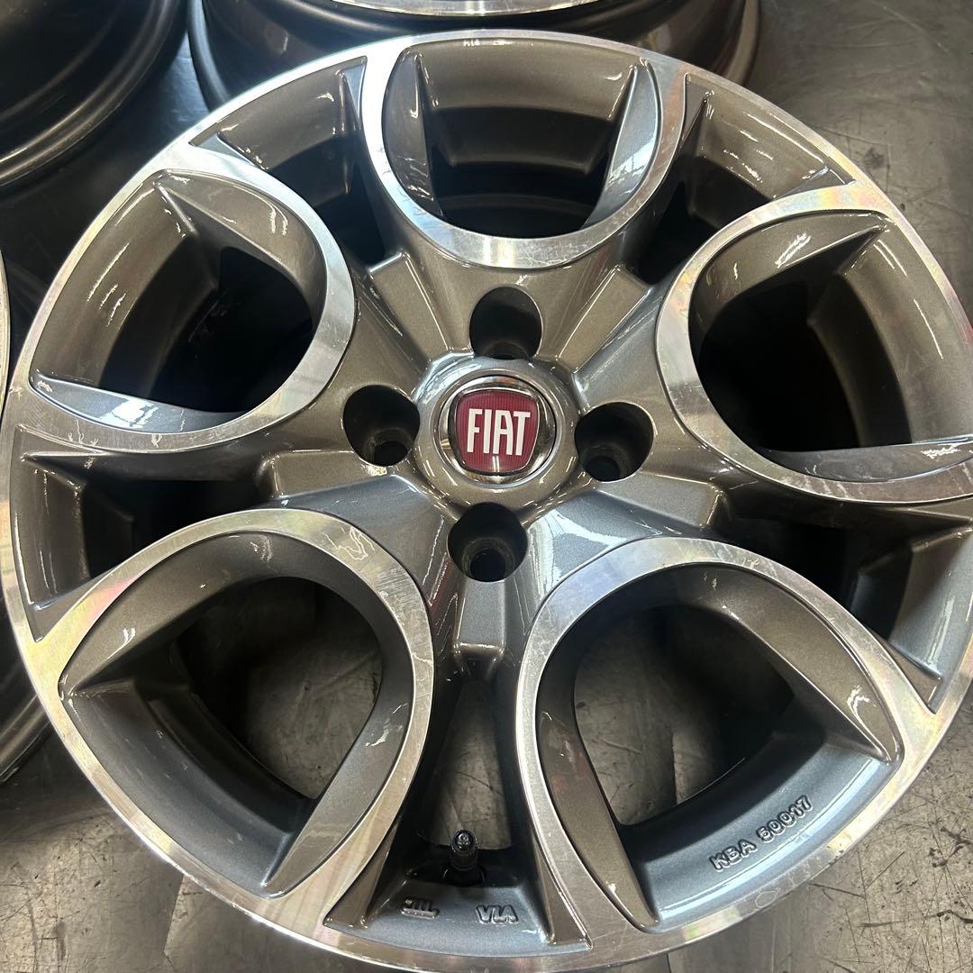 中古アルミ15X6.0　PCD98フィアット500、パンダ、プント、ムルティプラ