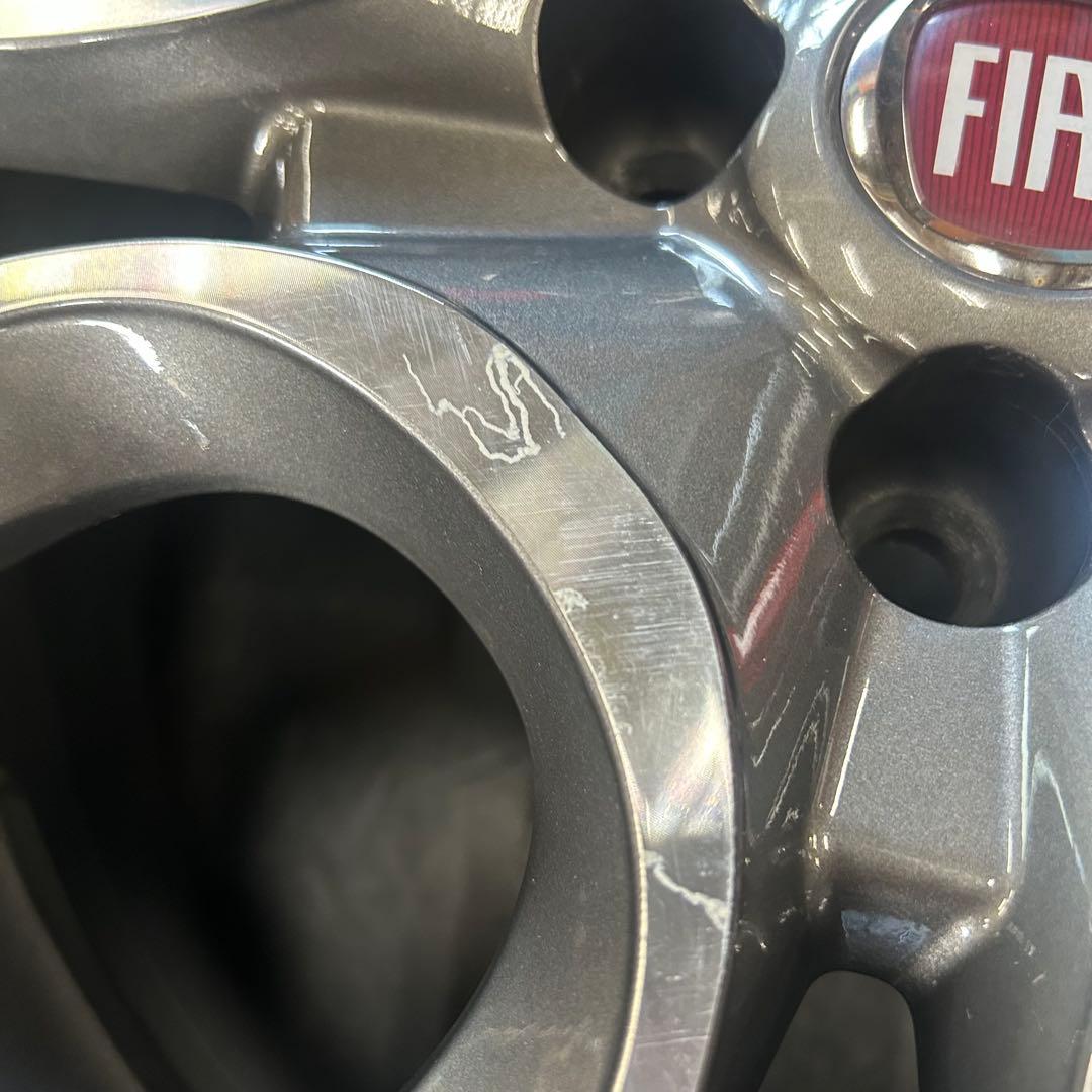 中古アルミ15X6.0　PCD98フィアット500、パンダ、プント、ムルティプラ