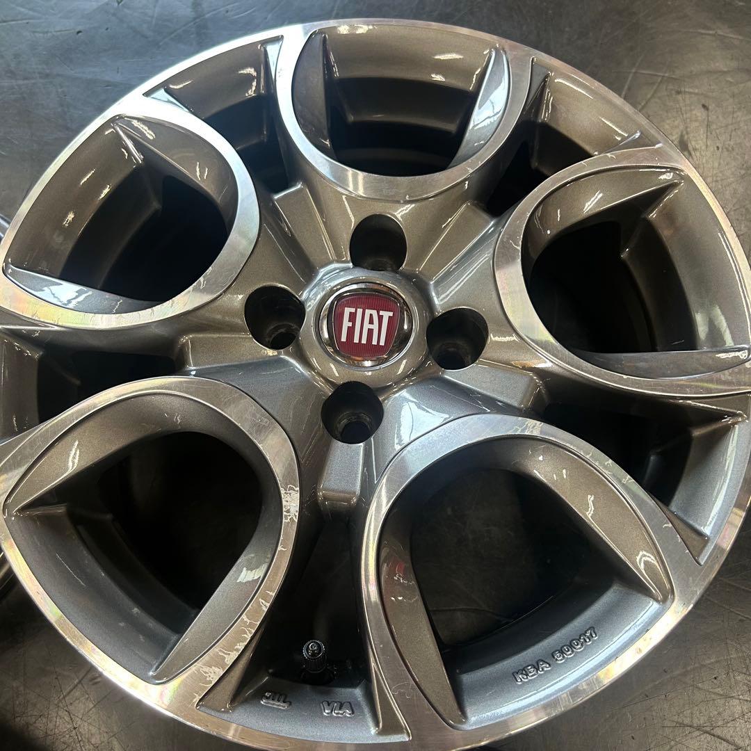 中古アルミ15X6.0　PCD98フィアット500、パンダ、プント、ムルティプラ