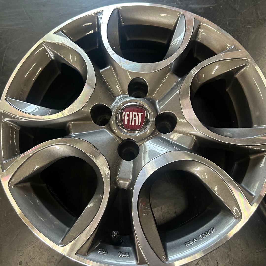 中古アルミ15X6.0　PCD98フィアット500、パンダ、プント、ムルティプラ