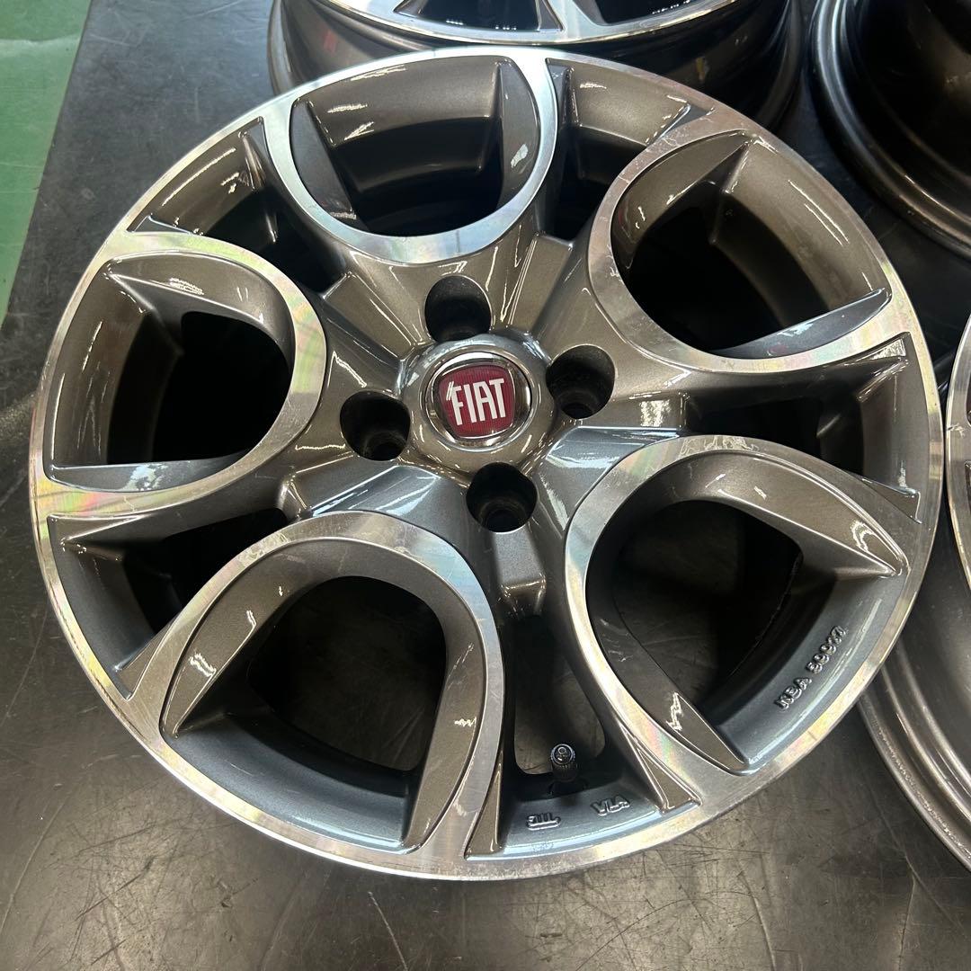 中古アルミ15X6.0　PCD98フィアット500、パンダ、プント、ムルティプラ