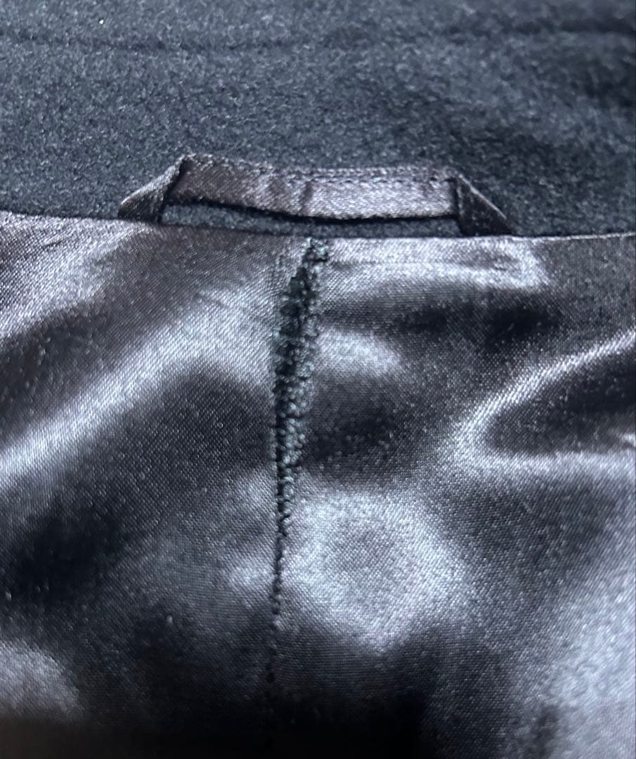 週末価格【本人期】HELMUT LANG ブラック チェスターコート 46