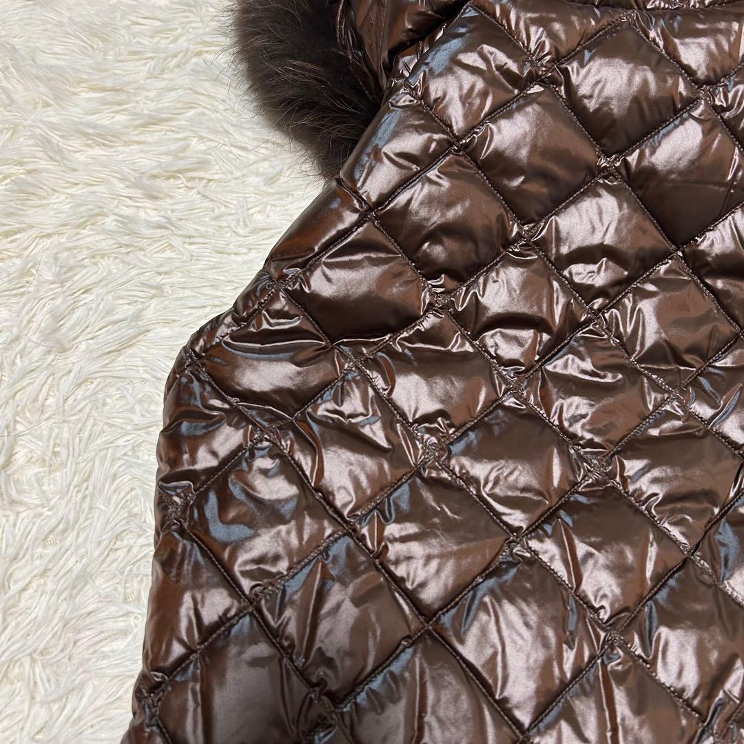 タトラス リバーシブル 2WAY ダウンベスト キルティング レオパード 2