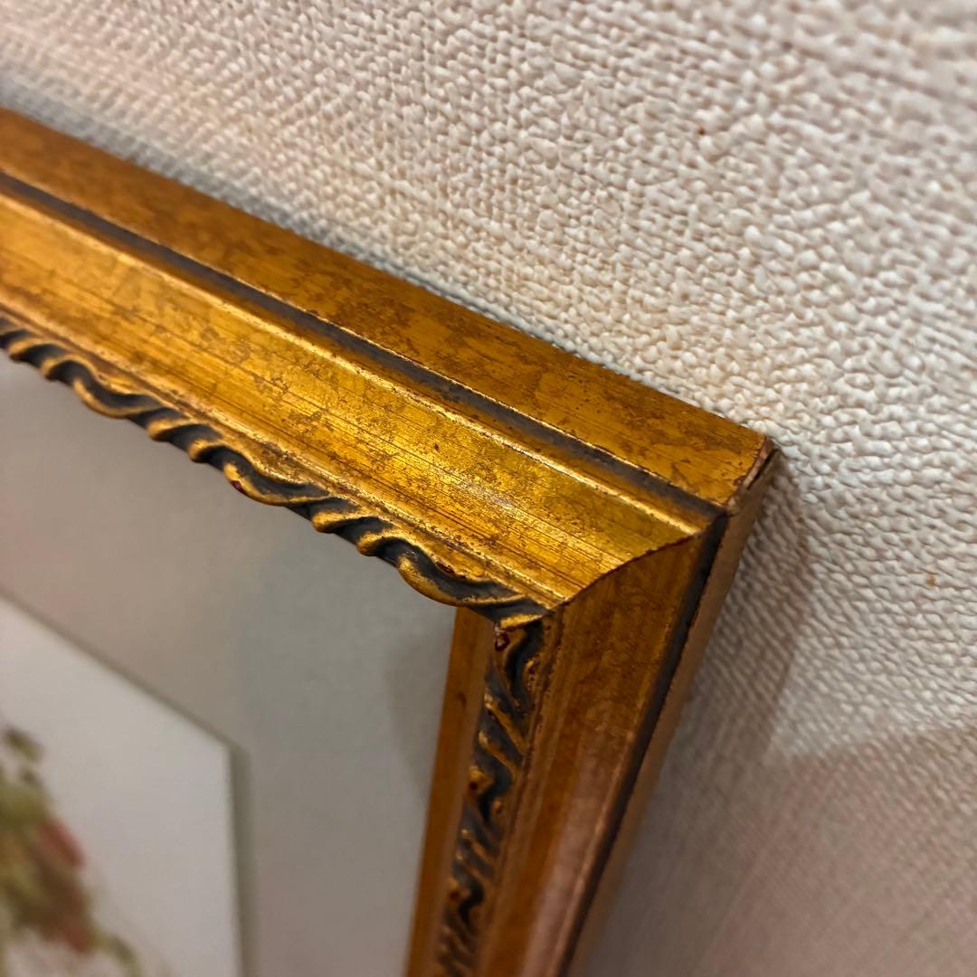 橋本不二子 「苺」 リトグラフ ボタニカルアート 絵画