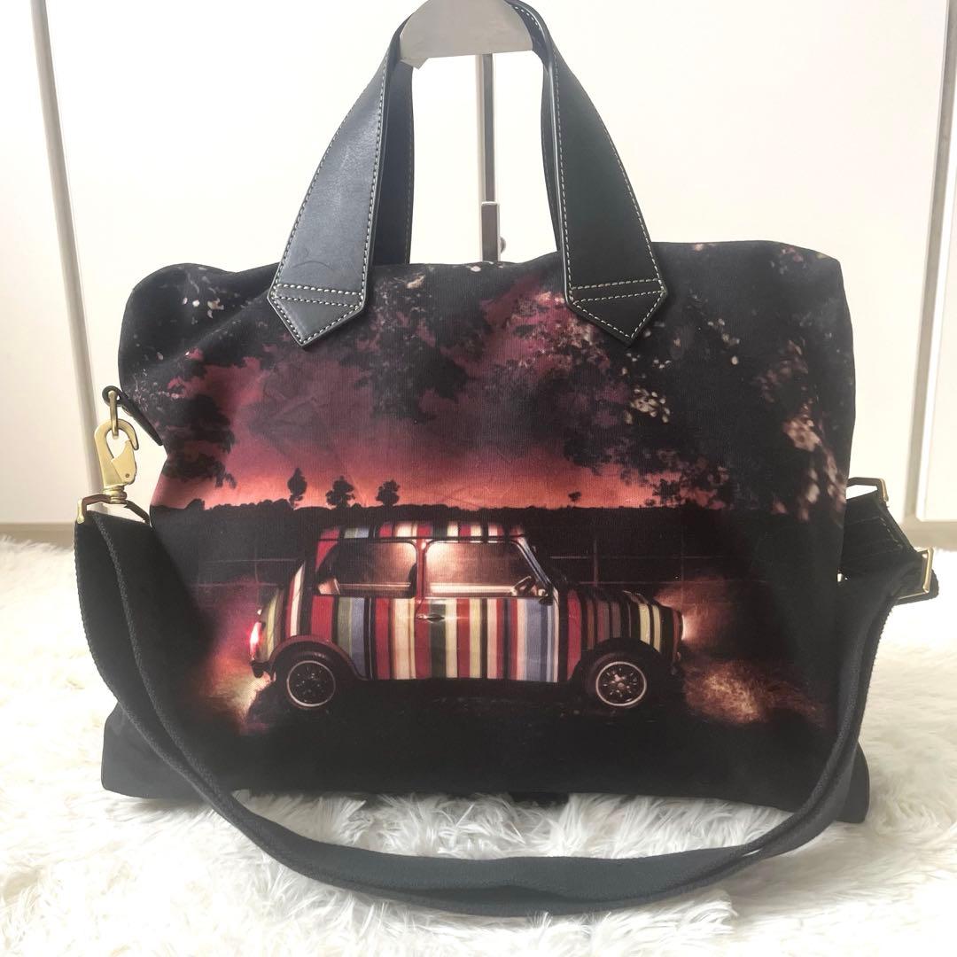 希少☆美品　ポールスミス　PaulSmith ボストンバッグ　ミニクーパー　旅行