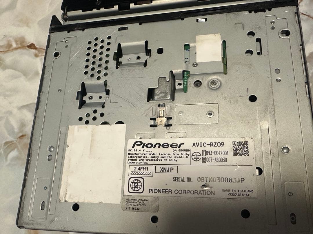 carrozzeria AVIC-RZ09カーナビ