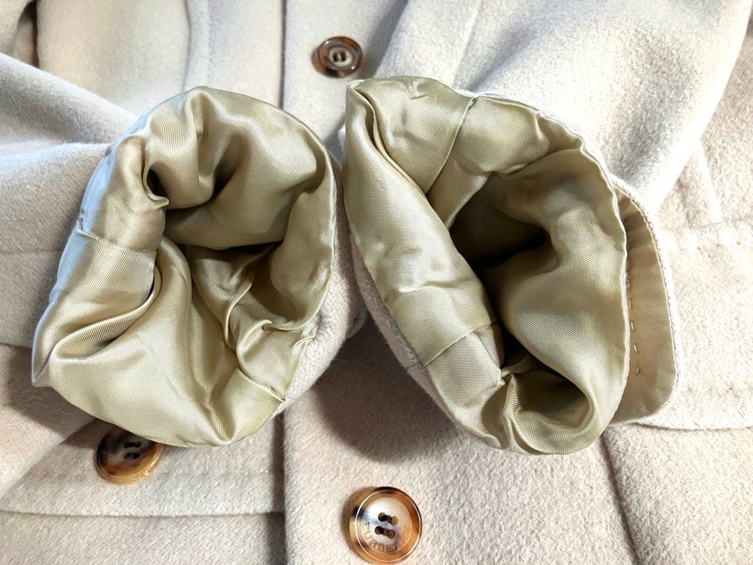 バーバリーロンドンアンゴラ・ウール　コート　トレンチ ベルト38M