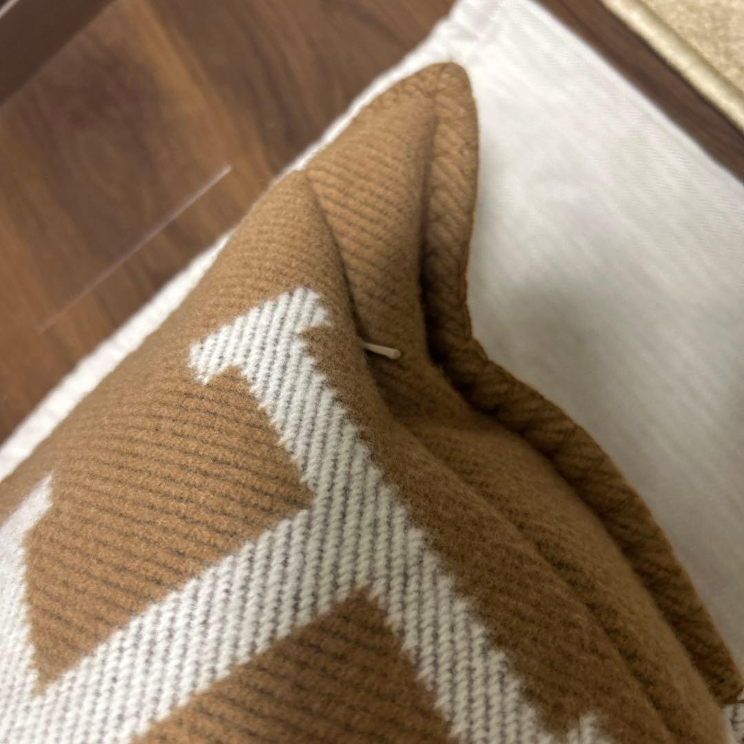 HERMESエルメスアヴァロン　クッションGM キャメル　2個セット