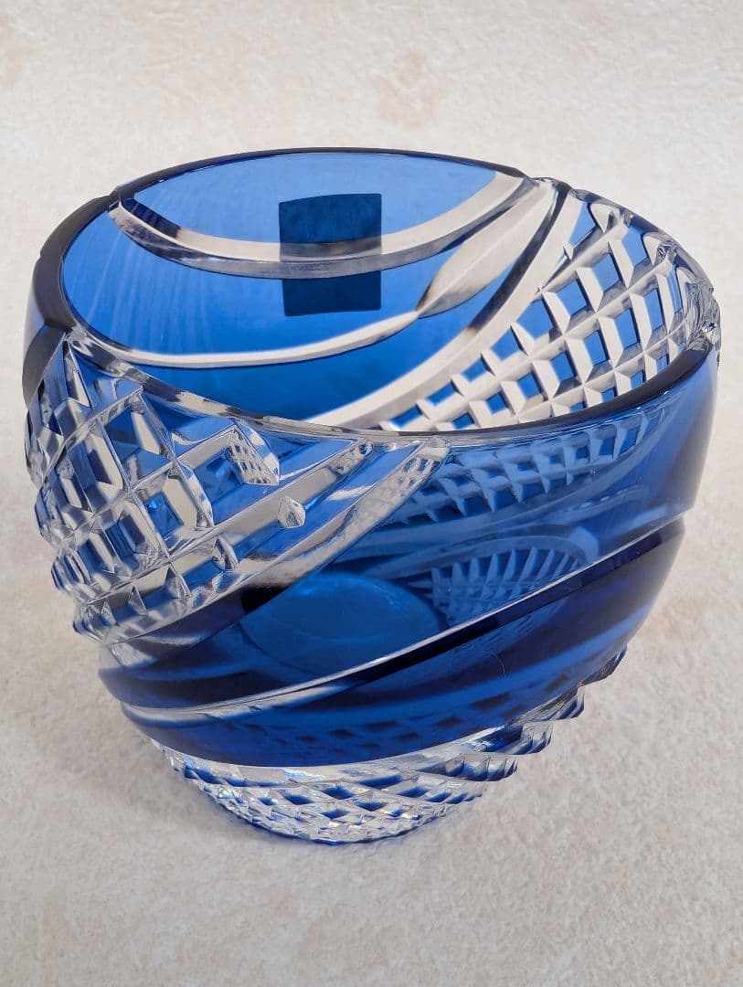 江戸切子クリスタルペア懐石杯