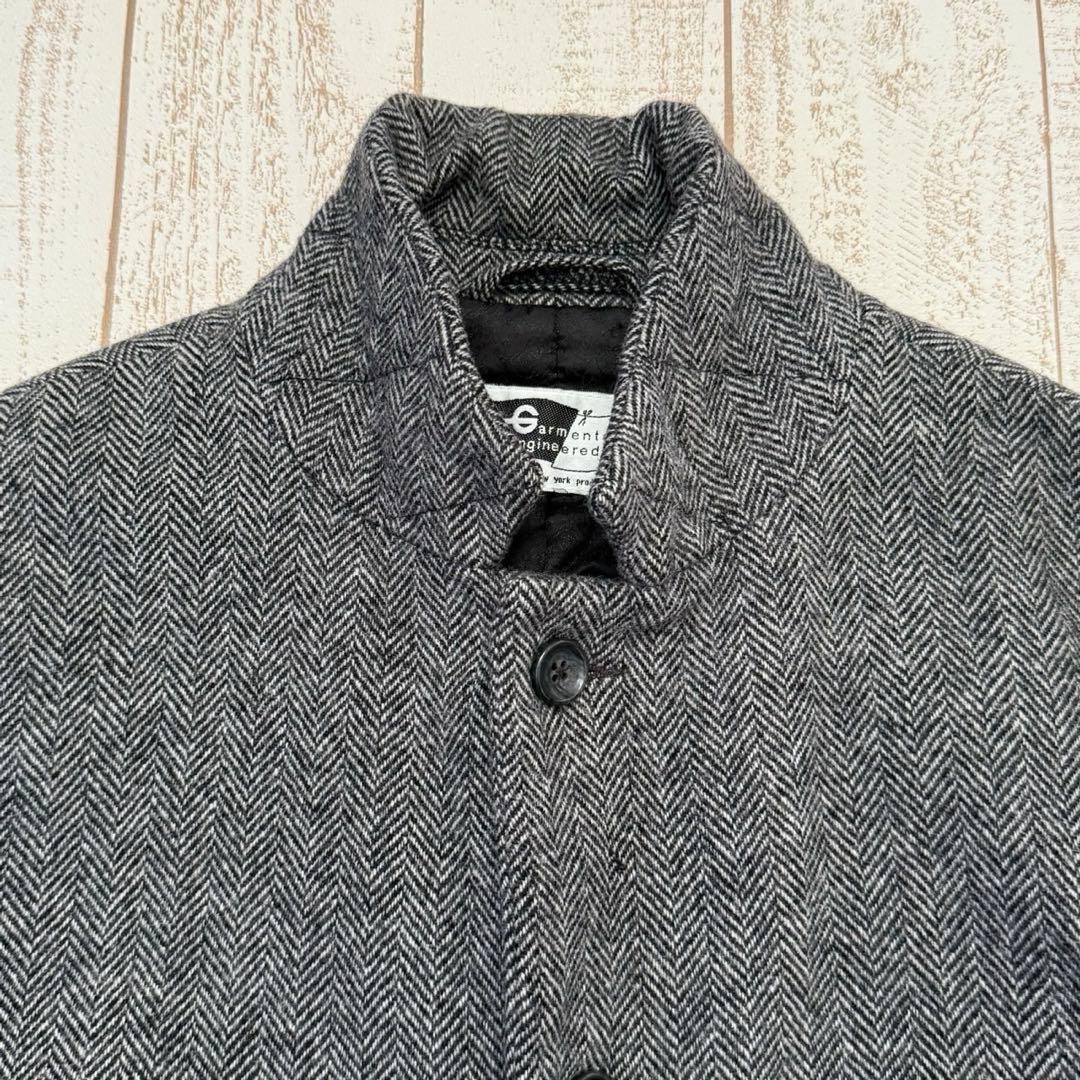 【エンジニアードガーメンツ】ヘリンボーンツイード　ジャケット