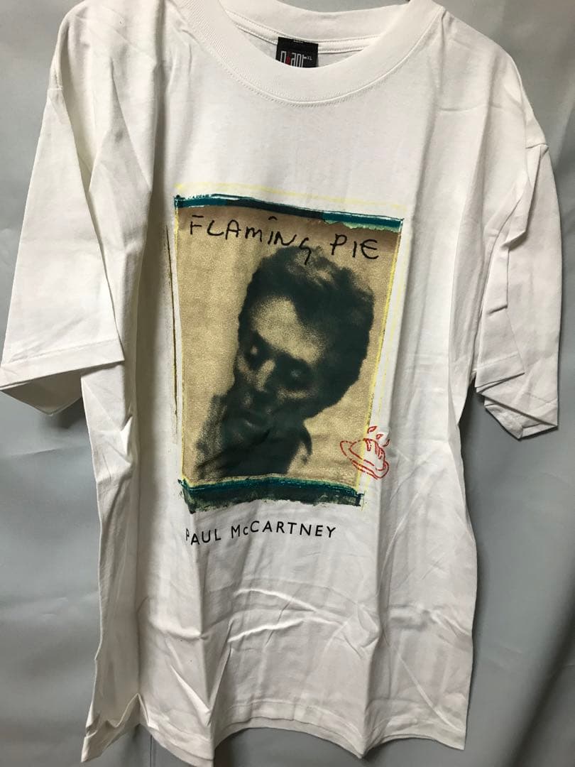 店頭宣伝用ポップ　フレイミングパイ、Tシャツセット　ポール マッカートニー