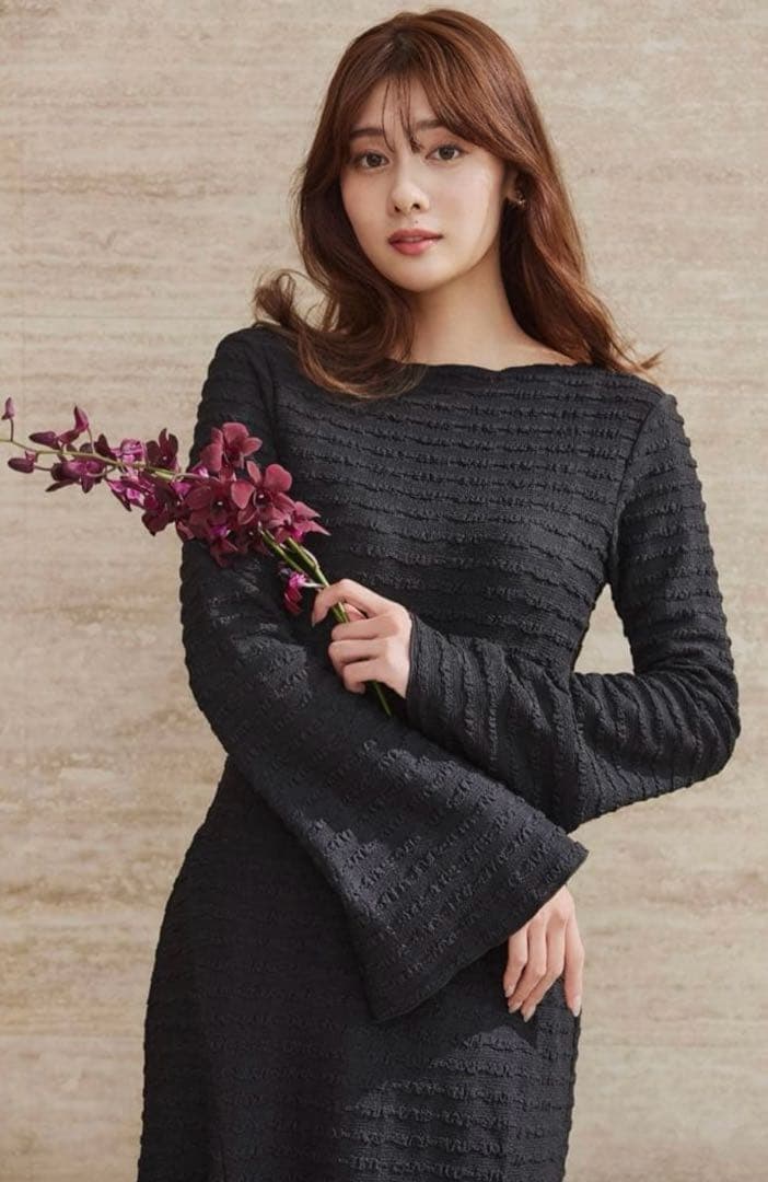 ワンピース Her lipto for her Mermaid Jacquard Dress