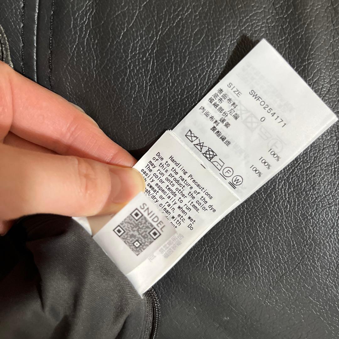 スナイデル　フロッキーベロアドレープドレス