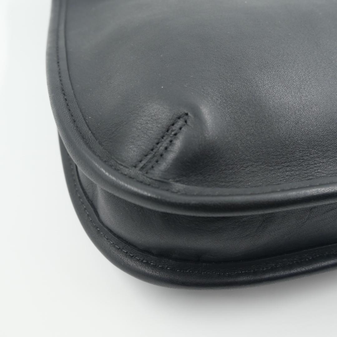 Coach　オールドコーチ　グラブタンレザー　ショルダーバッグ　ブラック