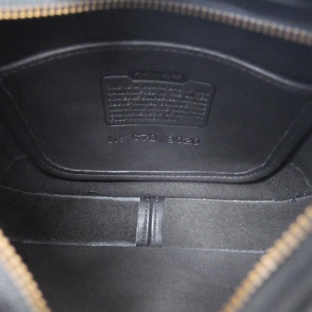 Coach　オールドコーチ　グラブタンレザー　ショルダーバッグ　ブラック