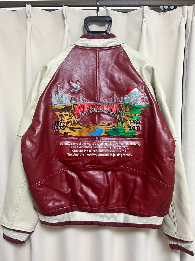 ジャケット・アウター Summit x Avirex leather varsity jacket