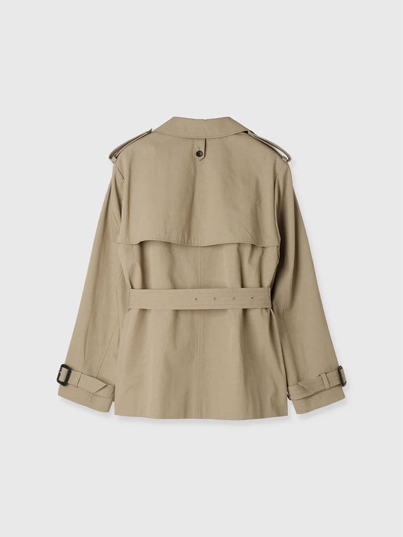 anuans ハーフオーバートレンチコート　BEIGE M