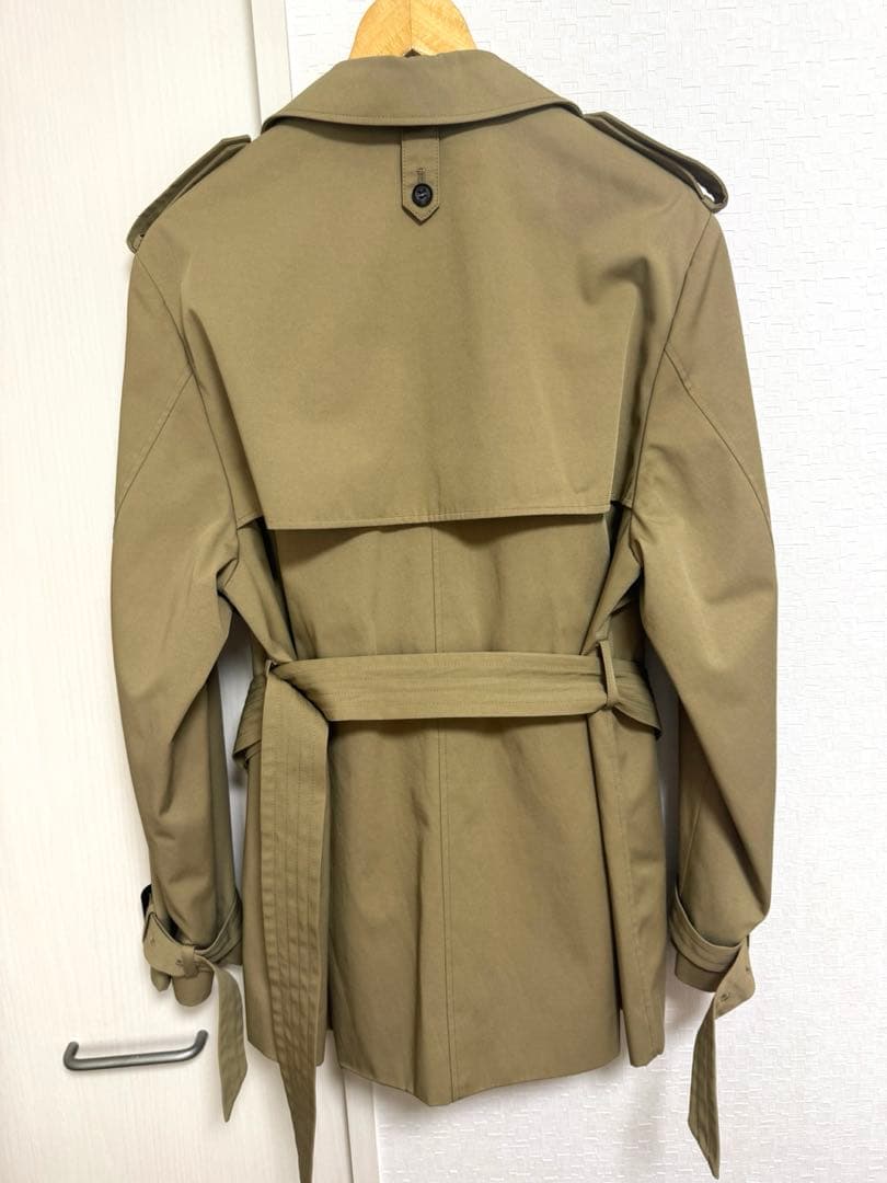 anuans ハーフオーバートレンチコート　BEIGE M