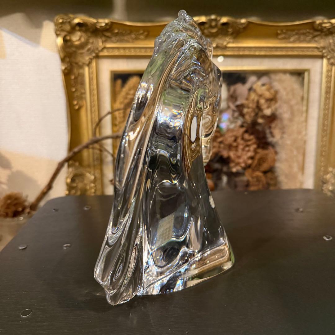 DAUM 馬 クリスタル ドーム フランス ビンテージ ガラス FRANCE