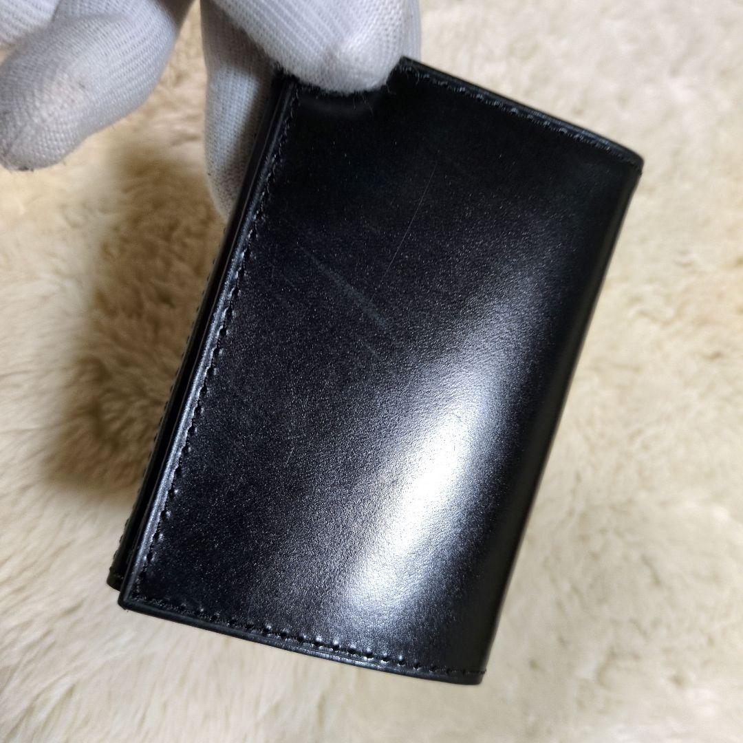 PRAIRIE　PRESSo Noir　プレッソ　ノワール　三つ折り財布