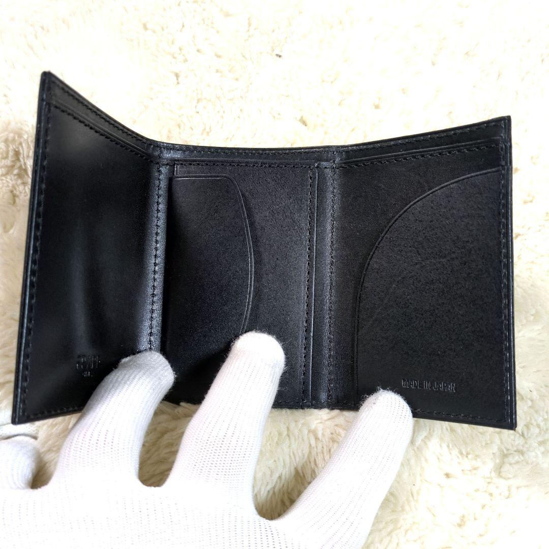 PRAIRIE　PRESSo Noir　プレッソ　ノワール　三つ折り財布