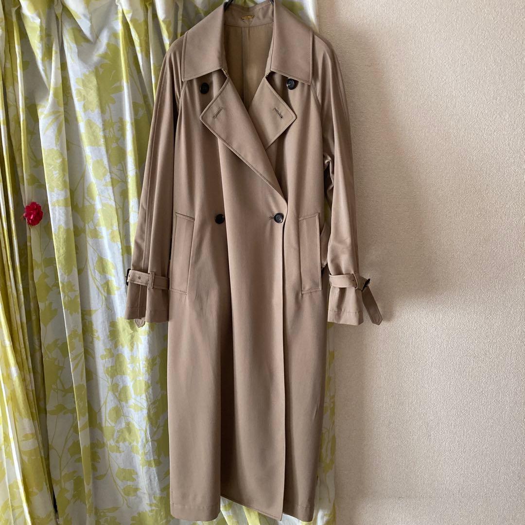 gabardineトレンチ 36 ベージュ ドゥーズィエムクラス