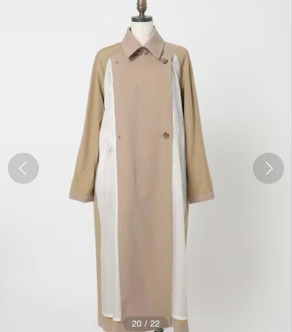 gabardineトレンチ 36 ベージュ ドゥーズィエムクラス