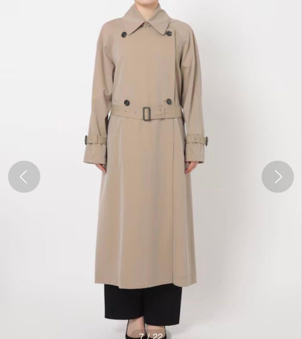gabardineトレンチ 36 ベージュ ドゥーズィエムクラス