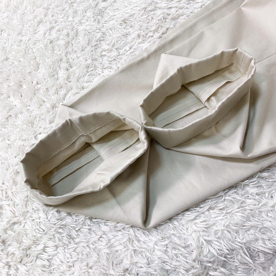 【極美品✨23ss】サイ ツータックチノトラウザーパンツ ベージュ コットン