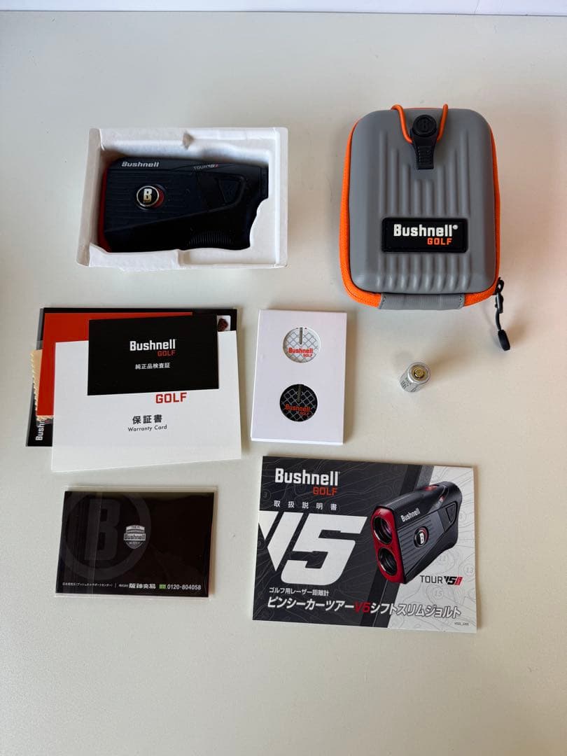 Bushnellゴルフ用レーザー距離計V5シフトスリムジョルト