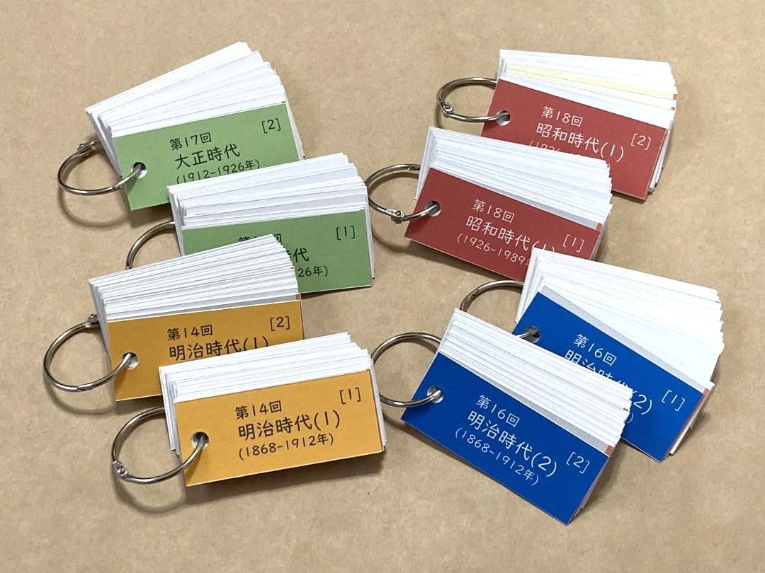 カット済【中学受験】社会 歴史[決定版] 暗記カード 予習シリーズ d