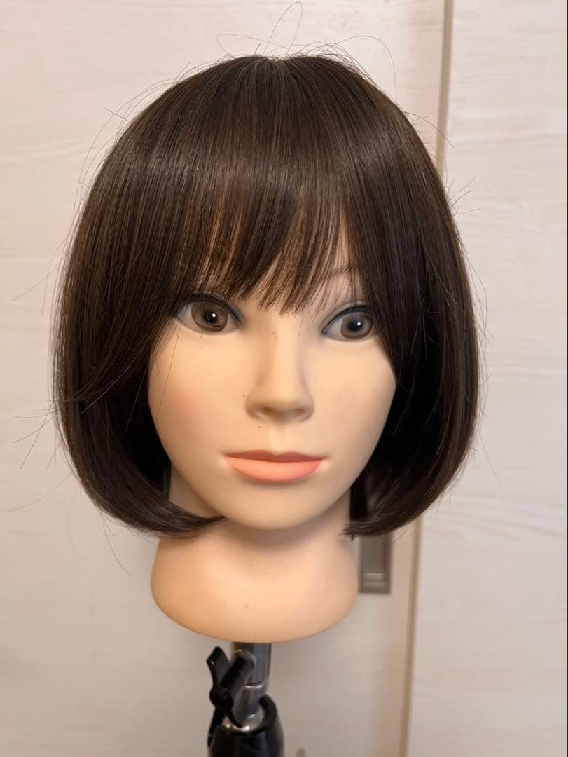 ピンクエイジ　 手植えフルウィッグ　ネイチャーショート（モースト原糸）