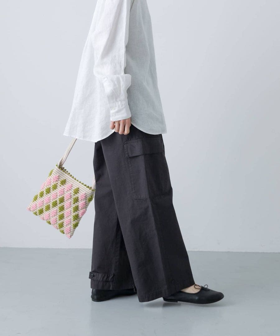 【完売品】かぐれ　ユーティリティイージーパンツ　2025春夏　ブラック