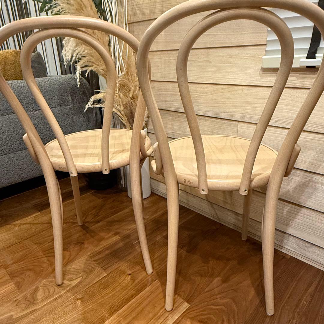 ①【美品】曲げ木ダイニングチェア TON チェコ トーネット