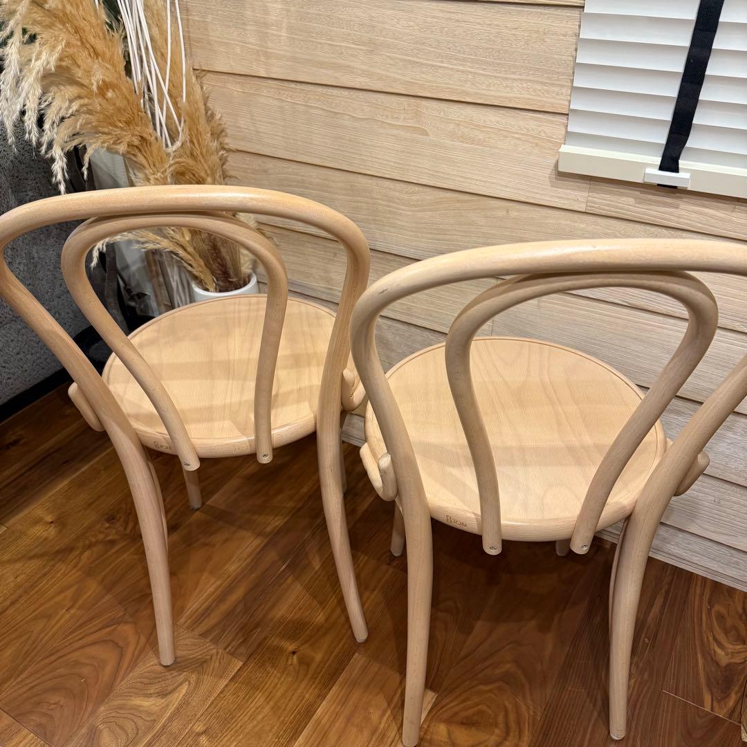 ①【美品】曲げ木ダイニングチェア TON チェコ トーネット