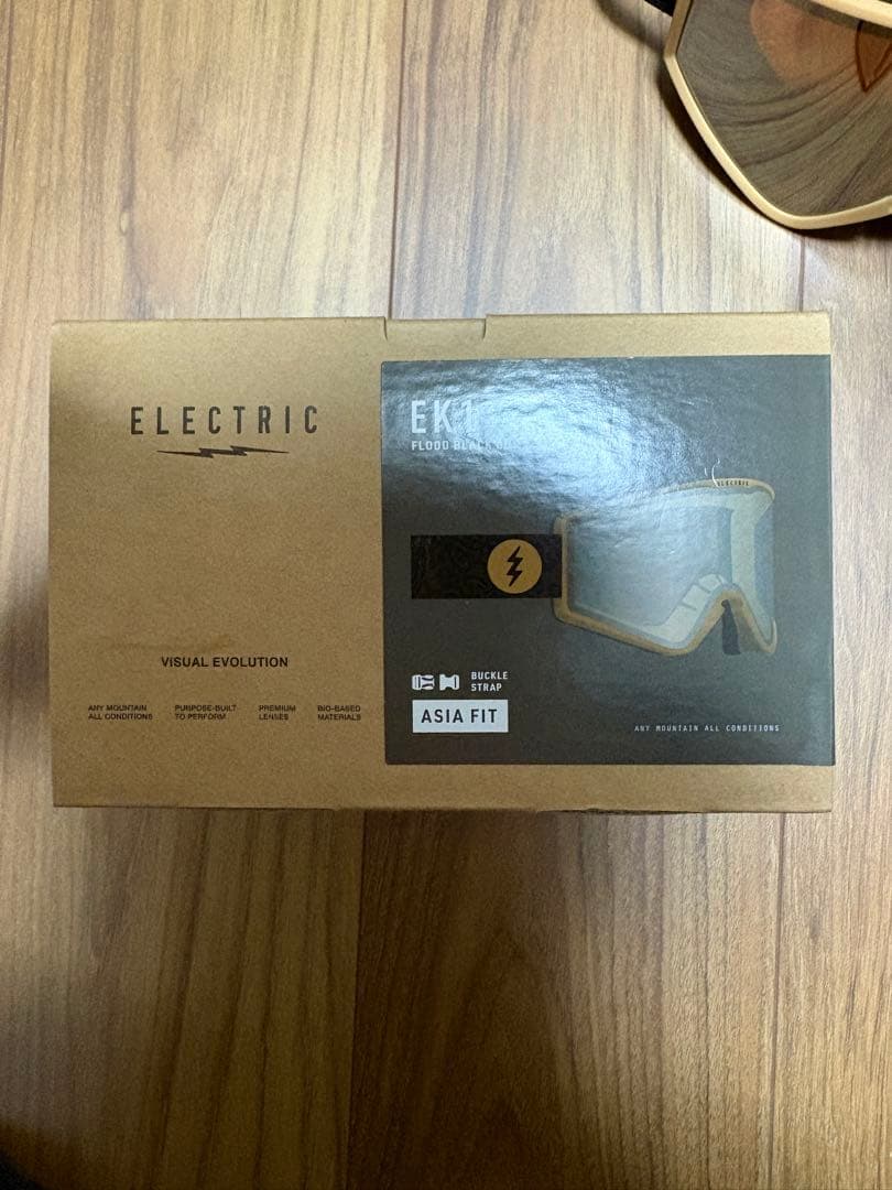 美品 Electric EK1 ゴーグル Flood Black Gum