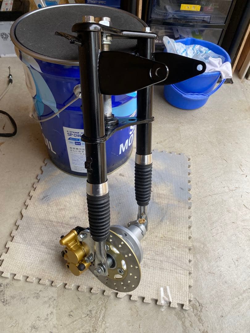 値下げ！モンキー　5cmローダウン＆ディスク付 フロントフォーク キット