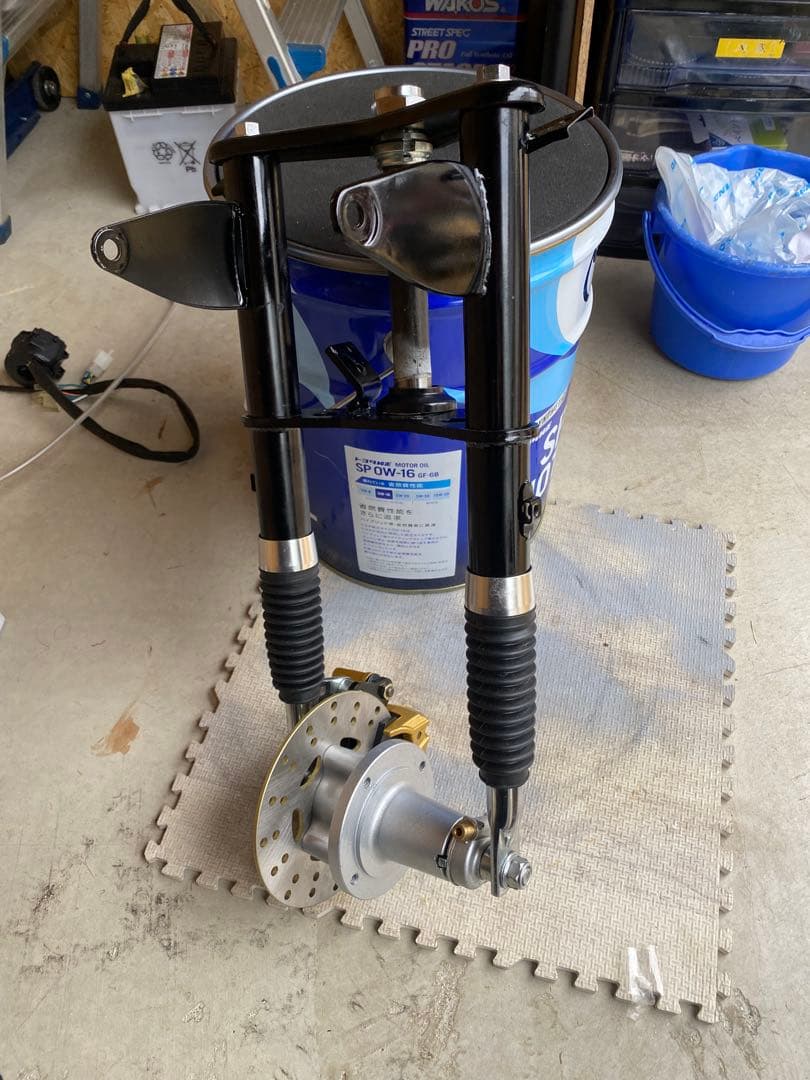 値下げ！モンキー　5cmローダウン＆ディスク付 フロントフォーク キット