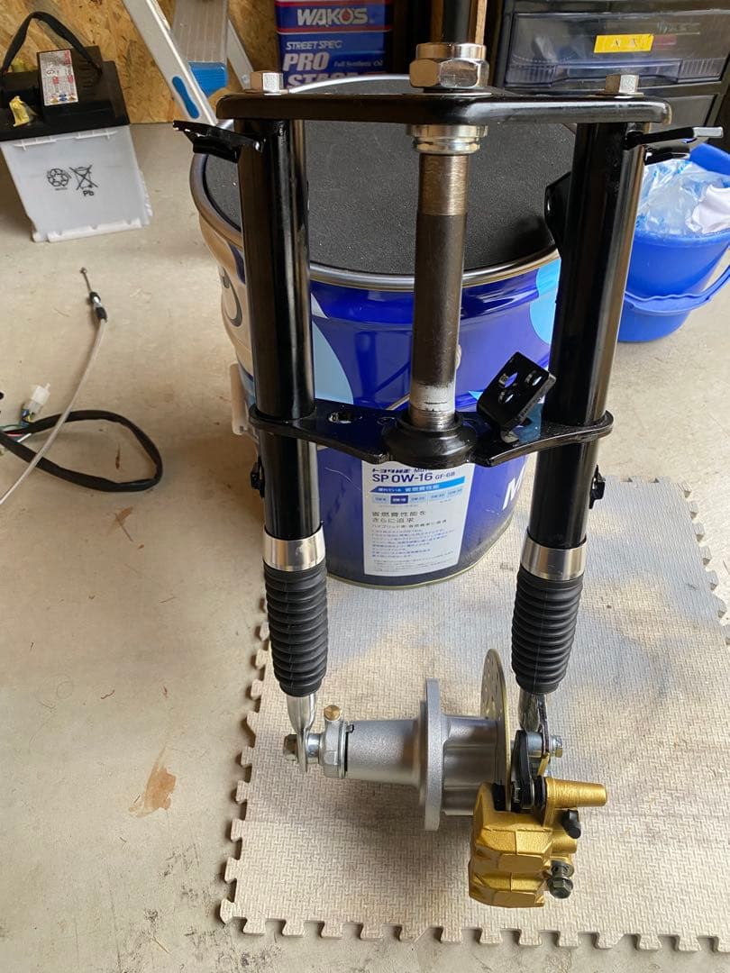 値下げ！モンキー　5cmローダウン＆ディスク付 フロントフォーク キット