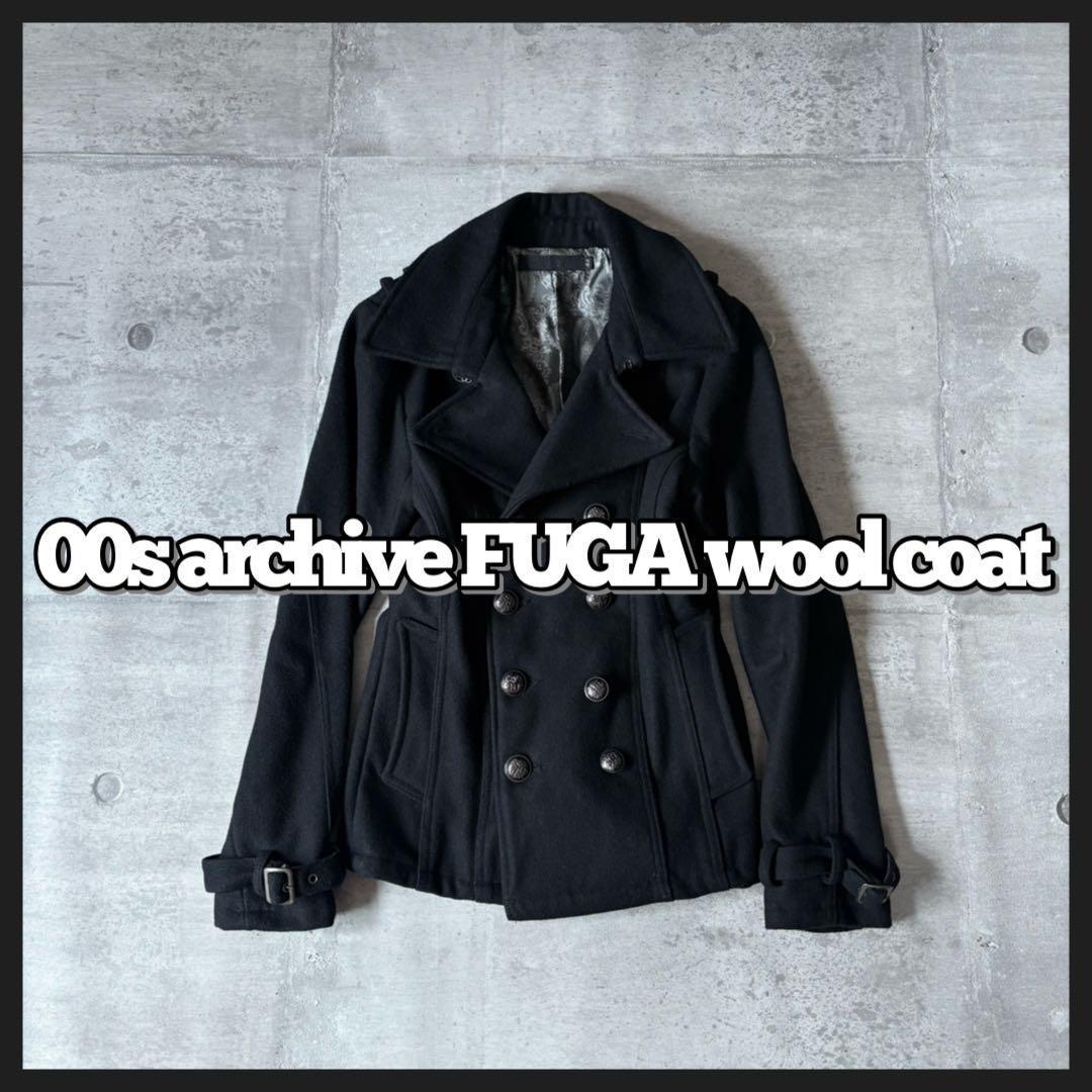 ジャケット・アウター 00s archive FUGA wool coat gimmick y2k