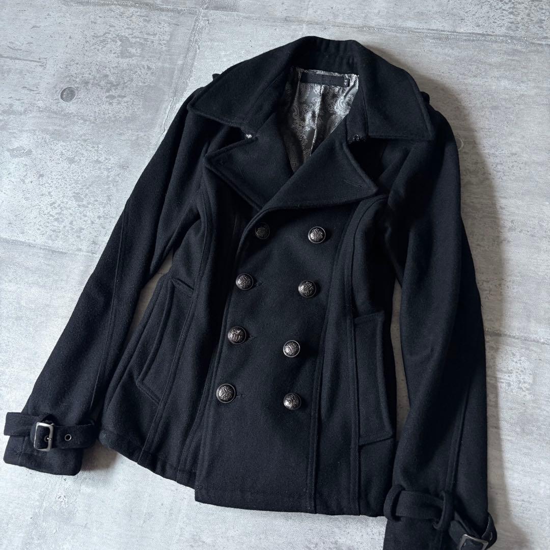 ジャケット・アウター 00s archive FUGA wool coat gimmick y2k