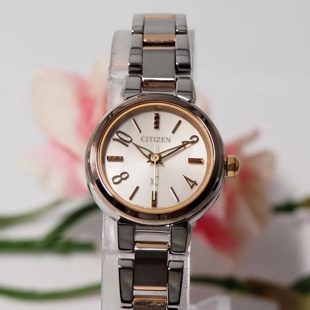 美品 シチズン XC クロスシー ソーラー レディース 腕時計 箱 F778