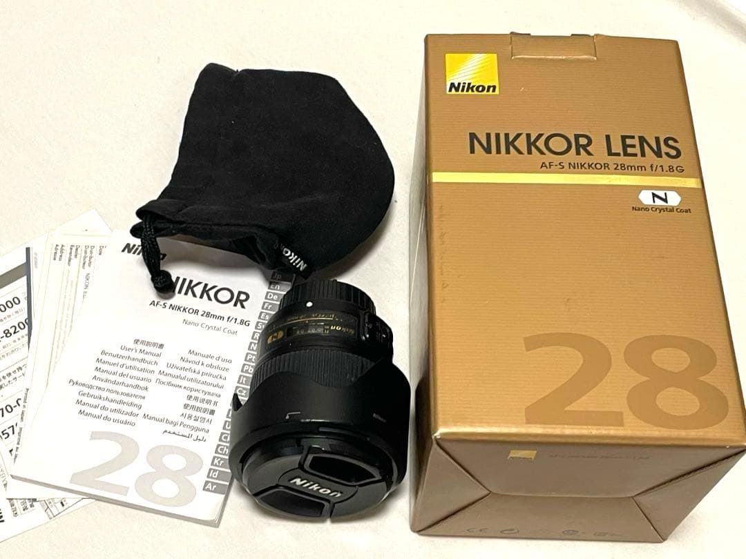 Nikon AF-S NIKKOR 28mm f/1.8G レンズ