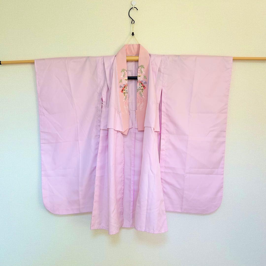 七五三　着物　7歳　女の子　13点セット　深緑　束ね熨斗　花車　四季草花　金彩