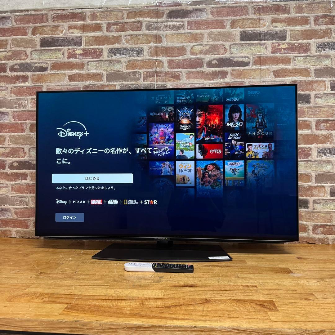 シャープ 48V型 4K有機ELテレビ AQUOS 4T-C48CQ1 アプリ○