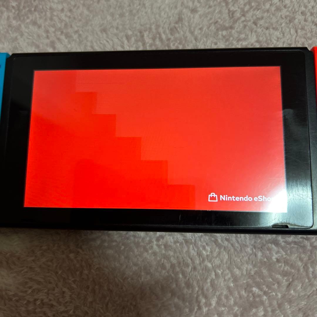 h*e様 Nintendo Switch 本体 青/赤