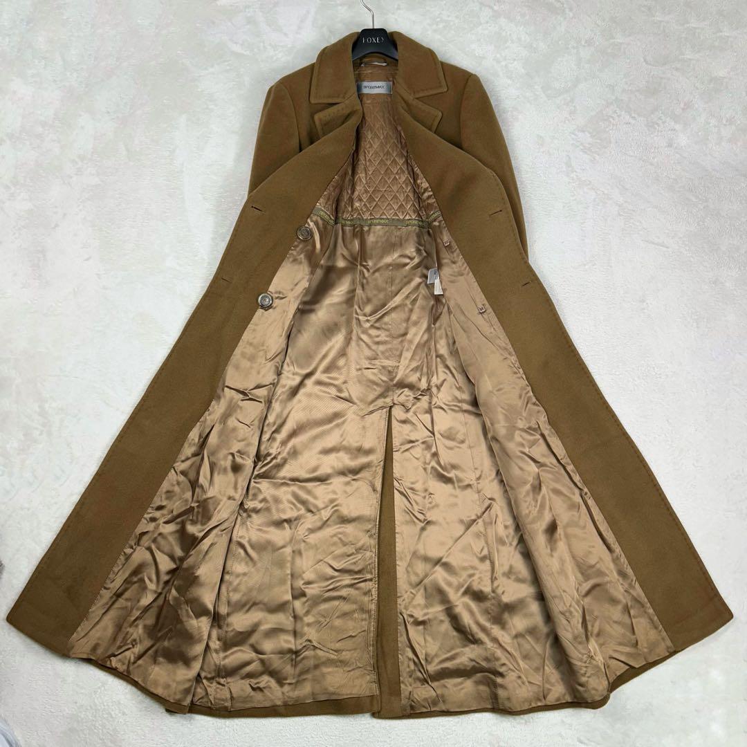 SPORTMAXマックスマーラ カシミヤアンゴラ マキシダブルチェスターコート