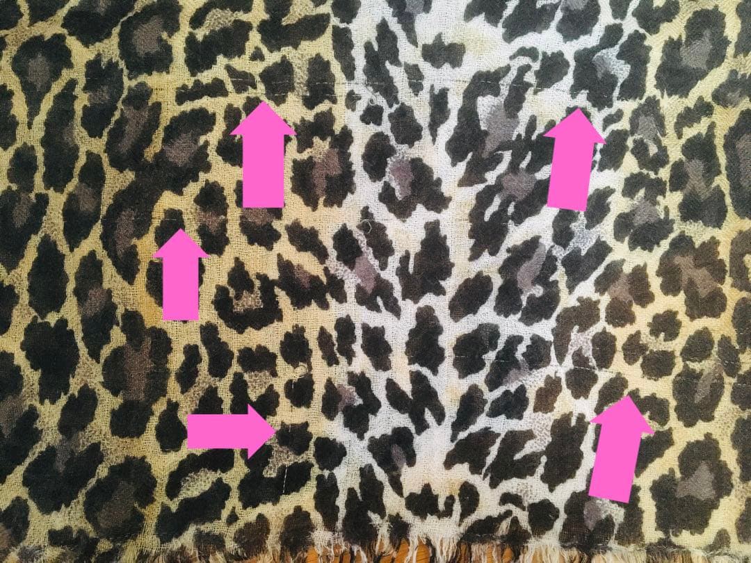 douce groireドゥースグロア ブラウン系 レオパール柄 ストール